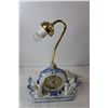 Image 5 : Porcelain Lamp Quartz Table Clock