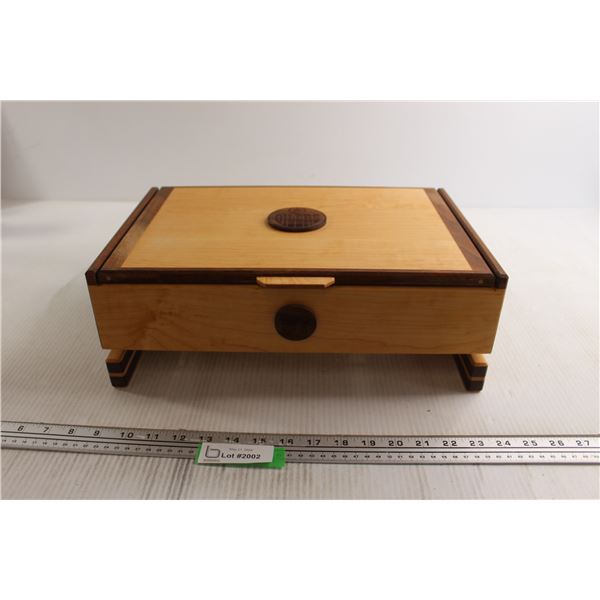 Edmonton Oilers #97 Engraved Wooden Box