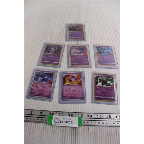 (5) Pokemon Holograms, (2) Ultra Rare Cards