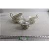 Image 1 : Royal Albert Caroline Cream & Sugar and Gravy Boat