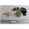 Image 1 : Assorted Decorative Stones - Quartz, Amethyst