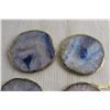 Image 3 : (4) Agate Coasters