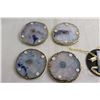 Image 4 : (4) Agate Coasters