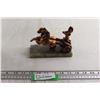 Image 1 : Metal Horse and Chariot Paperweight