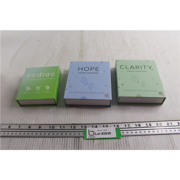 (3) Crystal Collections - All Sealed