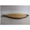 Image 5 : Fish Charcuterie Board - Wood Measures 17 1/2" L