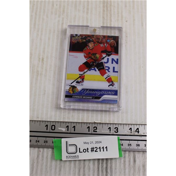 Connor Bedard Young Guns Rookie REPLICA Card - Cannot Guarantee Authenticity