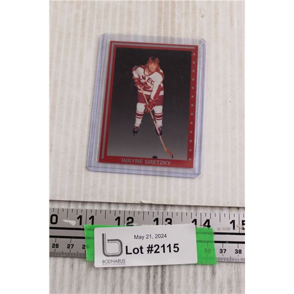 Wayne Gretzky Pre-NHL Hockey Card