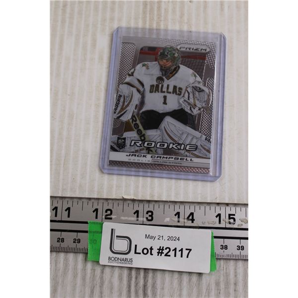 Jack Campbell Prism Rookie Hockey Card