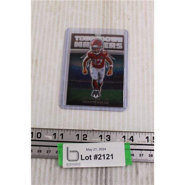 Travis Kelce Rare Mosaic Insert Football Card