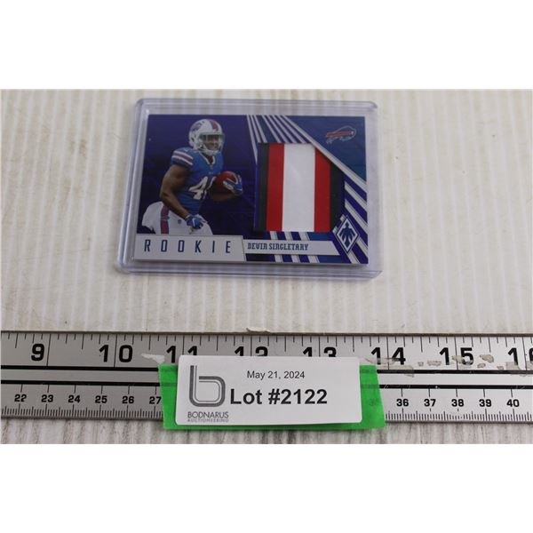 Devin Singletary Rookie Patch Football Card