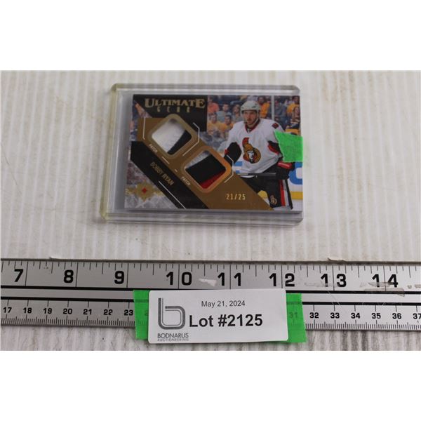 Bobby Ryan Dual Patch Hockey Card