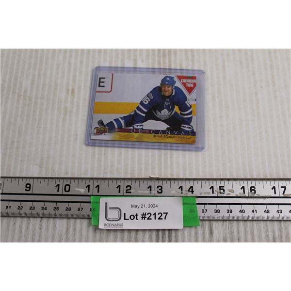 Mitch Marner 2nd Year Canvas Hockey Card