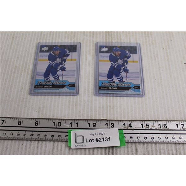 (2) Connor Brown Young Gun Rookie Hockey Cards