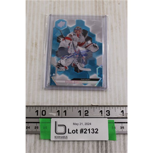 Sergei Bobrovsky SpX Autograph Hockey Card