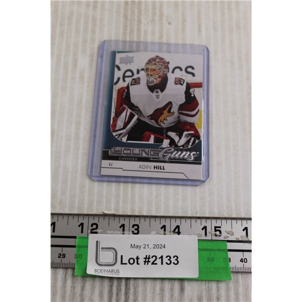 Adin Hill Young Guns Rookie Hockey Card