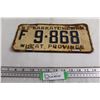 Image 1 : Saskatchewan 1957 License Plate