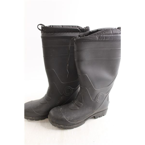 Cava Steel Toe Rubber Boots - Size 10