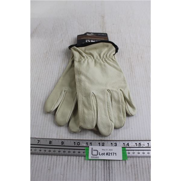 Leather Yard Gloves - NWT, Size Unknown