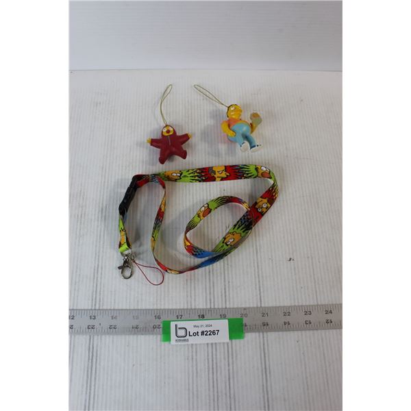 Simpsons Lanyard, Figurines