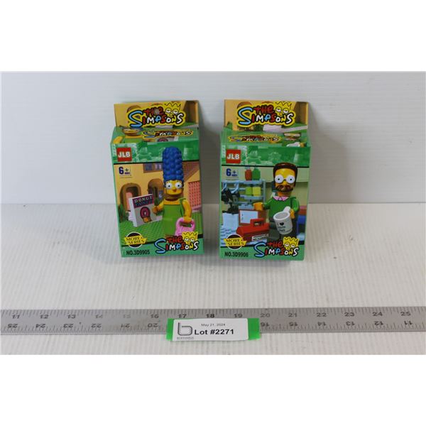 (2) Boxes of Simpsons Toys/Cards