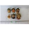 Image 1 : (6) Chalkware Heads