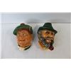 Image 2 : (6) Chalkware Heads