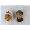 Image 4 : (6) Chalkware Heads