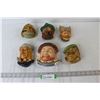 Image 1 : (6) Chalkware Heads