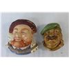 Image 4 : (6) Chalkware Heads