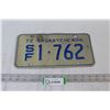 Image 1 : (1) 1972 Saskatchewan License Plate "SF"