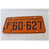 Image 3 : (3) Saskatchewan License Plates - 1961, 62, & 63