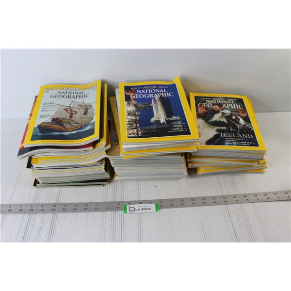Large Collection of National Geographic Magazines