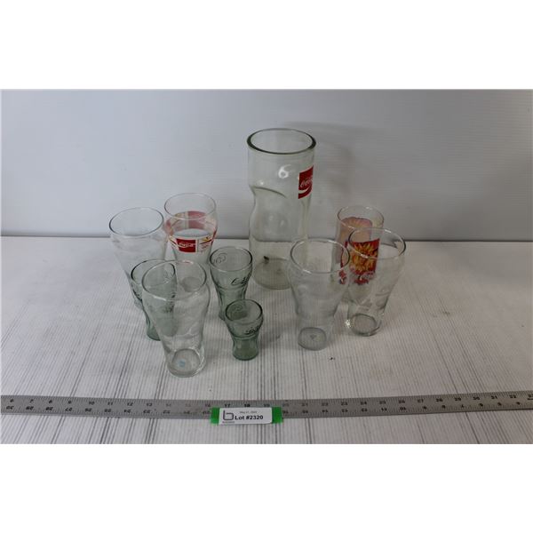 Coca-Cola Glasses, Vase