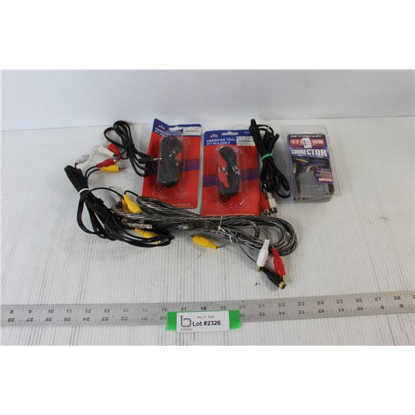 Assortment of Cables, Connectors