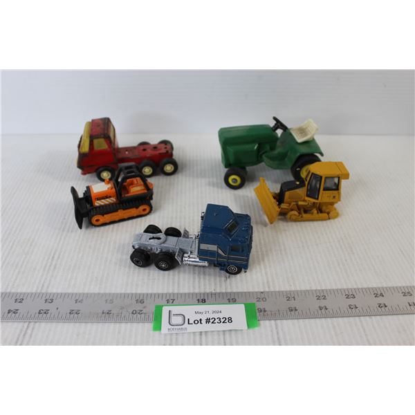 Assortment of Toy Vehicles