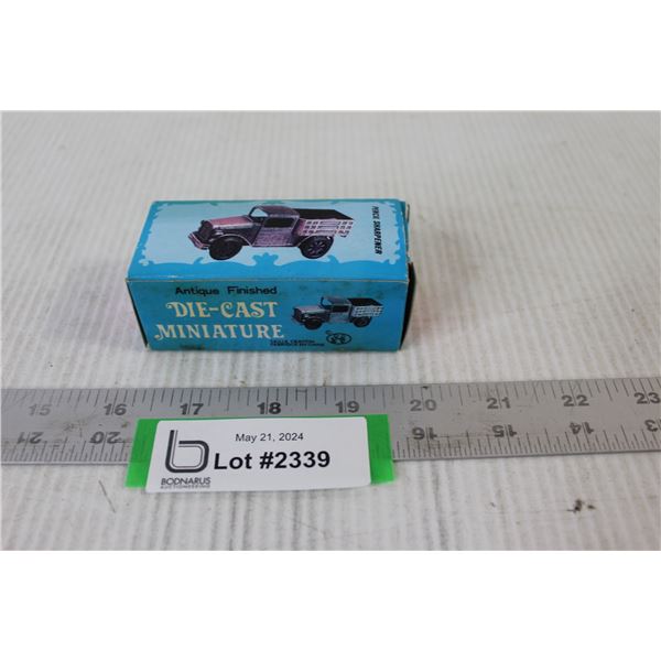 Die-Cast Miniature Truck Pencil Sharpener