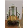 Image 1 : * Green Decorative Chair With Arms - 3' High