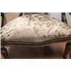 Image 3 : * (2 Times Bid Price) (2) Decorative Cowhide Chairs With Arms - Some Wear