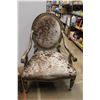 Image 4 : * (2 Times Bid Price) (2) Decorative Cowhide Chairs With Arms - Some Wear