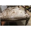 Image 5 : * (2 Times Bid Price) (2) Decorative Cowhide Chairs With Arms - Some Wear
