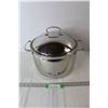 Image 1 : Large Belgique Stainless Steel Cooking Pot