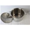 Image 2 : Large Belgique Stainless Steel Cooking Pot