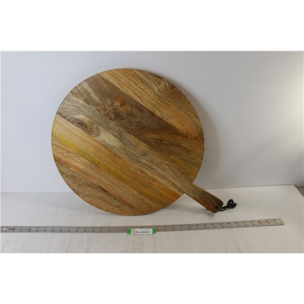 Large Round Wooden Cutting Board