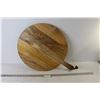 Image 1 : Large Round Wooden Cutting Board