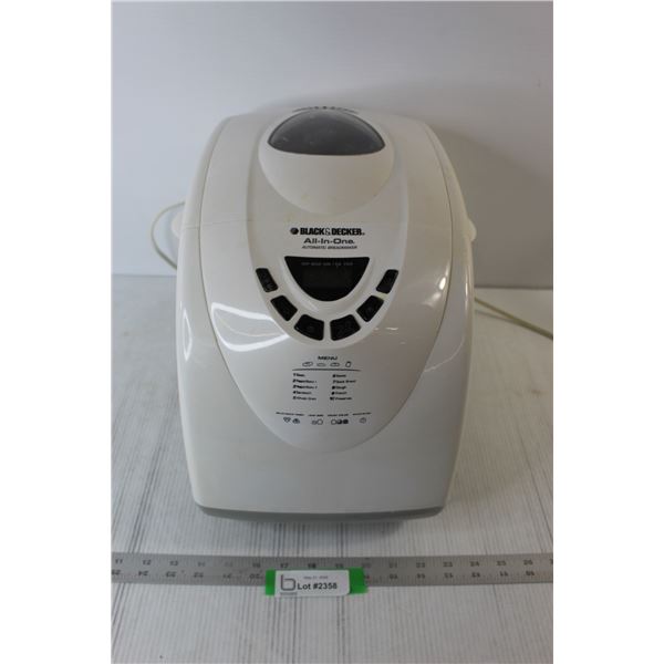 Black & Decker All-In-One Automatic Bread Maker