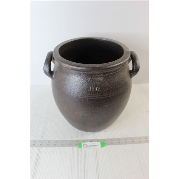 12 Liter Stoneware Crock