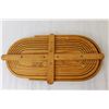 Image 5 : Round Wooden Cheese Board, Round Wooden Cutting Board, Folding Wooden Basket