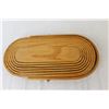 Image 6 : Round Wooden Cheese Board, Round Wooden Cutting Board, Folding Wooden Basket