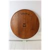 Image 1 : Round Wooden Tray on Turntable